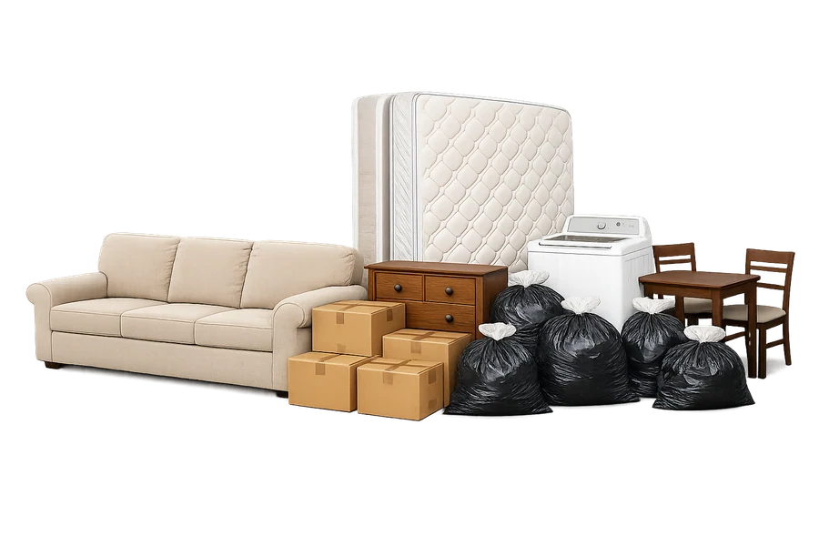 Large household item group representing approximately three-quarters load.